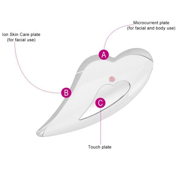 Gua Sha Facial Massage Tool Illustration