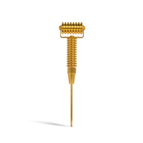 Golden Spikey Facial Rollers Wholesale