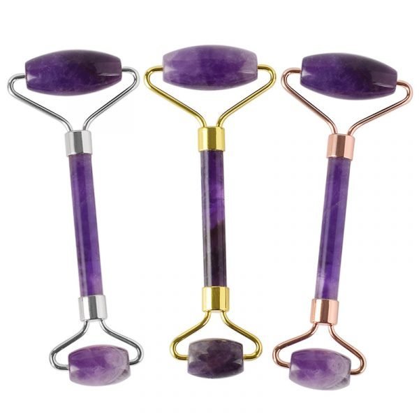 Natural Amethyst Purple Jade Roller Wholesale